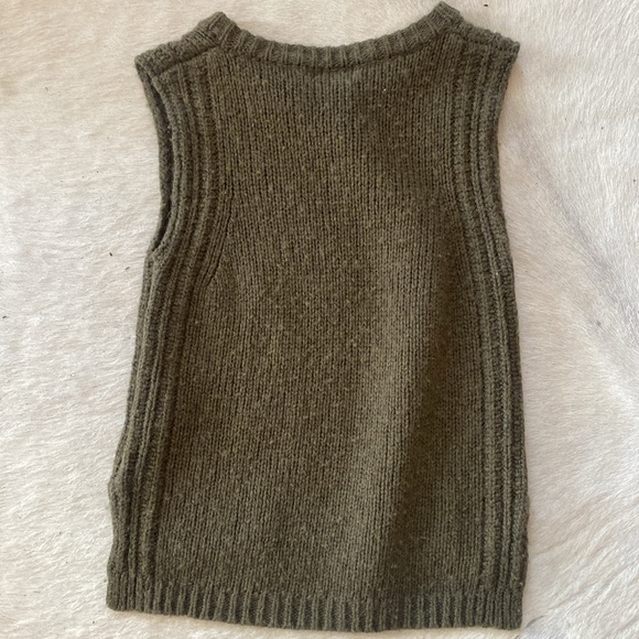 Madewell XXS forest green sweater vest - Picture 2 of 2